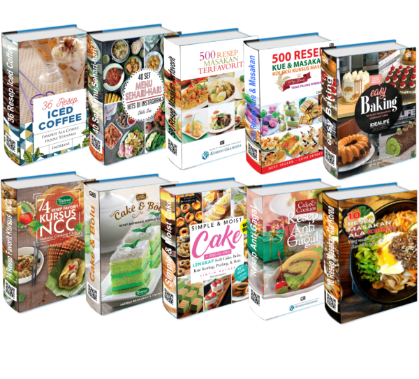 10 e-book resep masakan super lengkap + 3 bonus Super Keren